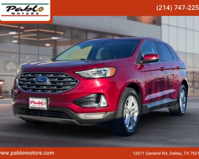 Mileage: 95,013. Year: 2019. Make: Ford. Model: Edge. Trim: SEL Sport Utility 4D. Automatic, 8-Spd transmission. Exterior: Red. Interior: Beige. Interior: FWD, Alloy Wheels, Fog Lights, Keyless Entry, Reverse Sensing System, Daytime Running Lights, FordPass Connect, 4-Cyl EcoBoost Turbo 2.0 Liter, Backup Camera, Traction Control, Towing Pkg, AdvanceTrac, Blind-Spot Information System, Side Air ...