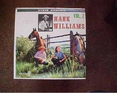 A TRIBUTE TO HANK WILLIAMS VINYL LP