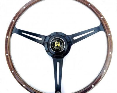 Stealth Black Split Bus Wolfsburg Steering Wheel