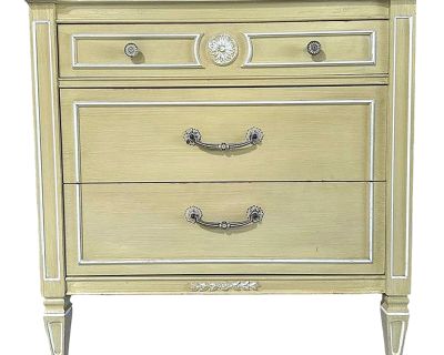 French Provincial Nightstand with 3 Drawers by Thomasville 30” Tall