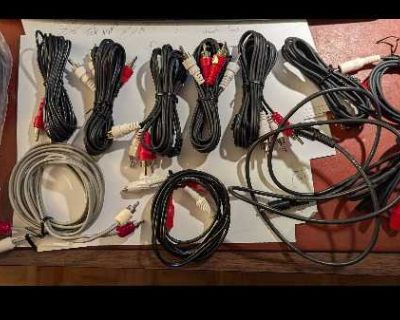 Audio / Video cables (RCA) and switcher