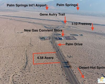 Lots and Land For Sale in Desert Hot Springs, CA