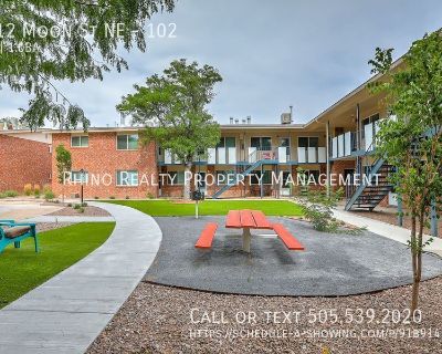2112 Moon St NE. Coming Soon! Welcome to Executive East! An amazing community in the North East Heights. Beautiful courtyard is gated, revealing two large gazebos, onsite laundry, shade trees, BBQ's, and tables. Units have a vintage wood burning fireplace and walk-in closets. Parking is assigned. Come see why we have long term residents! Please call 505-539-2020 to schedule a viewing! Or press ...