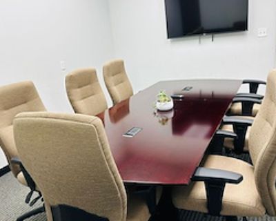 Meeting room. We have 15,000 sq ft. unparalleled infrastructure offering more than most incubators and accelerators in the bay area. Fully furnished full service office space Immediate occupancy Flexible Terms Lots of choices: Private exec suites, company suites cubicles, private cubicles, desks more... 24/7 secured building access Close to BART, 880, 680, 237 and 101 Huddle areas for quick com...