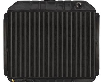 66-79 Ford Truck Bronco | Aluminum Radiator | Black Night Ri