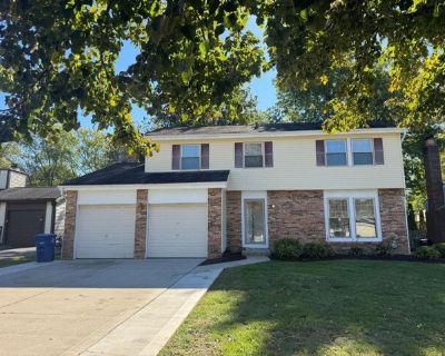 361 Saint Thomas Dr. Spacious 4 bedroom, 2.5 bathroom home with fresh paint and beautiful vinyl plank flooring. Bathrooms have been beautifully remodeled and new light fixtures throughout! Dining room and an eat-in kitchen give plenty of space for guests. Finished full basement great for extra living space and storage and a 2 car attached garage! Shaded back yard with patio. Sorry, no pets! Sec...