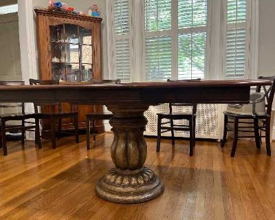Free wooden table and chairs