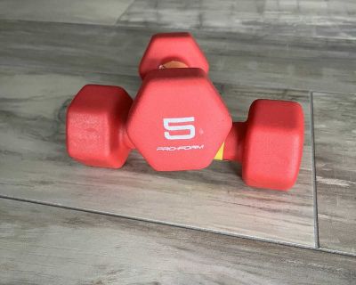 BNWT 5lb dumbbells
