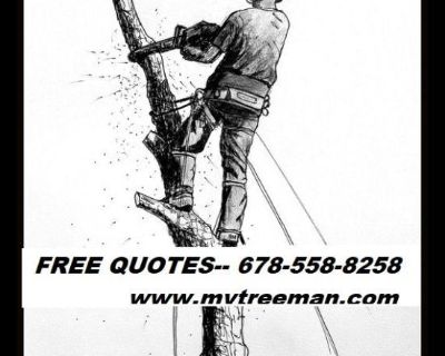☎☎~TREE CUT 678-558-8258 Removal Service's www.mytreeman.com