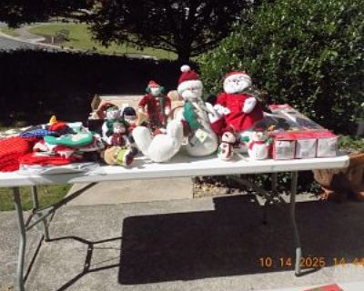 From Sat Nov 15 until Sat Nov 15. 201 Abernathy Way. Two sales in our sub,Woodland Trace,201 Abernathy Way Acworth 30102, Hwy 92 & Little Ridge Rd, everything Christmas, outdoor lights, wreaths,garland,7 1/2 ft prelit tree,dishes,houses,ornaments,glassware,new gift items,small trees,Singer sewing machine $10,Mikasa china,Broyhill end table $10, Corning Ware, Pyrex,Hot Wheels, new dishes, garage...