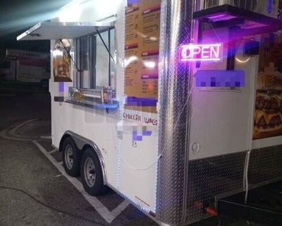 2022 -  Food Kitchen Concession Trailer w/ Pro Fire System