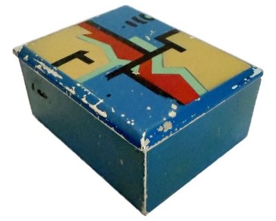 1920s Suprematism Enamel Stasher Box