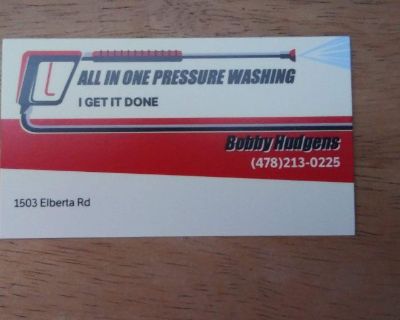 ALL IN ONE PRESSURE WASHING SERVICE