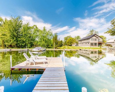 Avg / night: $265. Inviting Lakefront Home with Patio and Dock | Located in Syracuse, IN | 4.88 Stars | 2 Bed, 1 Bath | No Pets. No pets. Max 4 guests. A tranquil and scenic getaway awaits when you book this fantastic vacation rental in the heart of Indiana. Outdoor enthusiasts will love taking the opportunity of living lake life, renting boats, fishing, kayaking, and paddleboarding the days aw...