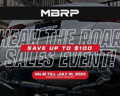 Get a bolder exhaust note with MBRP Installer Exhaust + Promotion