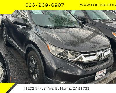 Mileage: 133,716. Year: 2017. Make: Honda. Model: CR-V. Trim: EX-L w/Navigation Sport Utility 4D. Automatic, CVT transmission. Interior: HondaLink, Air Conditioning, Traction Control, Bluetooth Wireless, Alarm System, ABS (4-Wheel), Power Door Locks, Dual Air Bags, Rear Spoiler, Side Air Bags, Fog Lights, Blind-Spot Alert, F&R Head Curtain Air Bags, CD/MP3 (Single Disc), Moon Roof, Lane Departu...