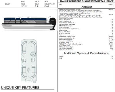 2025 Berkshire 24RFX CTS Boat Columbia City, IN