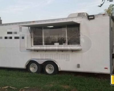 Fully Equipped - 8' x  24'  Kitchen Food Trailer | Food Concession Trailer with Pro-Fire