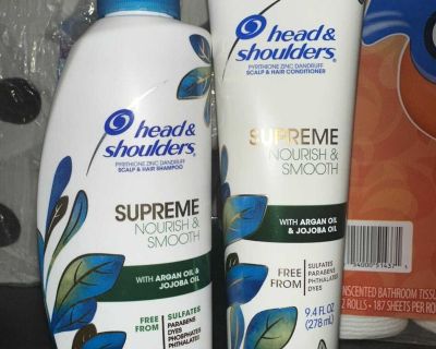New Head & Shoulders shampoo and conditioner (supreme nourish&smooth)
