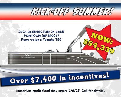 2024 Bennington 24 SXSB Pontoon Boats Superior, WI