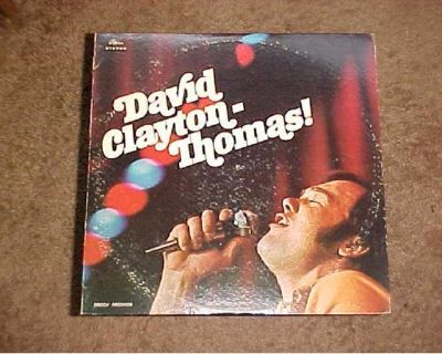 DAVID CLAYTON-THOMAS VINYL LP