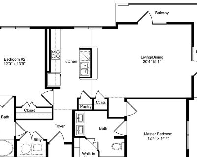 3 Bedroom 2BA 659 ft Furnished Apartment For Rent in Corinth, TX
