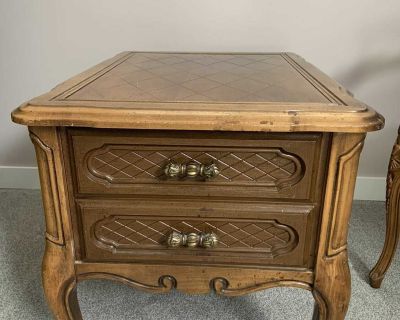 French Provincial end table