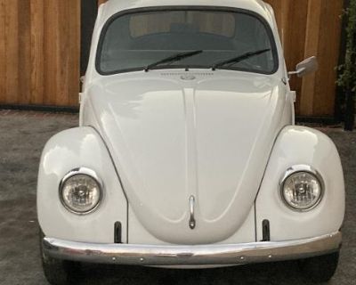 70 White Sunroof Cal look bug