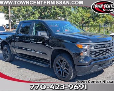 1 previous owner(s). Mileage: 0. Pickup Truck. Fuel Type: Gas. Odometer is 1616 miles below market average! CARFAX One-Owner. Clean CARFAX. Black 2024 Chevrolet Silverado 1500 Custom 4WD 8-Speed Automatic 2.7L I4 Turbocharged DOHC 16V LEV3-SULEV30 310hp Silverado 1500 Custom, 4D Crew Cab, 2.7L I4 Turbocharged DOHC 16V LEV3-SULEV30 310hp, 8-Speed Automatic, 4WD, Black, Jet Black Cloth, 10-Way Po...
