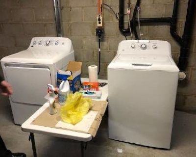 GE Washer & Dryer - Just over 1 year old
