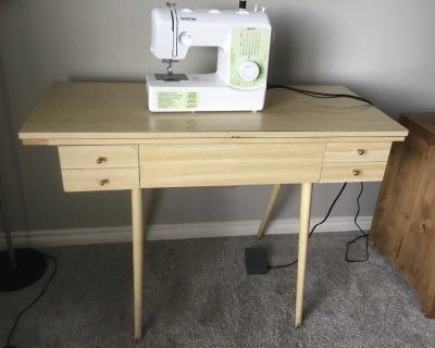 Antique sewing table