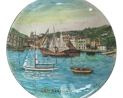 Vintage Italian Pottery Wall Plate