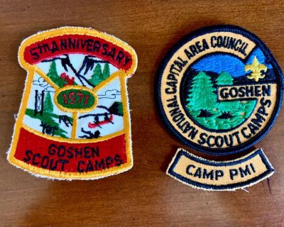 70'S Goshen Boy Scout Camp Patches