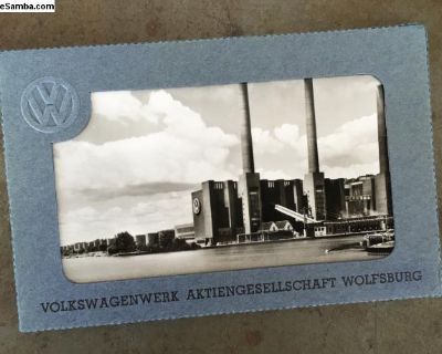 Volkswagen Wolfsburg Factory set of 8 Postcards