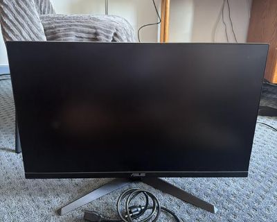ASUS computer monitor w/ power cable (HDMI cord not included)