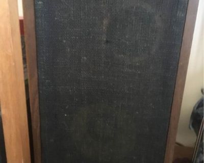 Speakers - 2 bookshelf speakers, 12”W x 20”H x 9” D