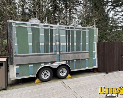 2012 8' x 16' Kitchen Food Trailer with Fire Suppression System