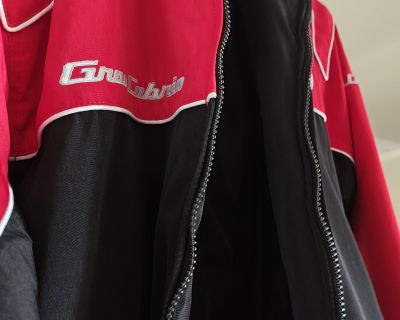 Maserati jacket - Red/Black - Medium Size - Polyester/Cotton