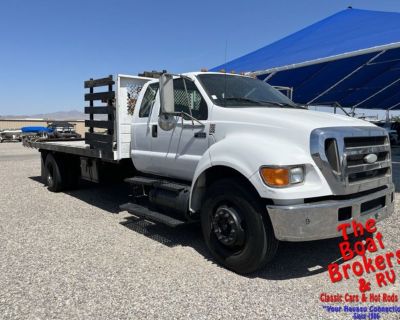 2006 FORD F-650 FLATBED WORK TRUCK