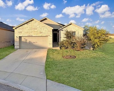 5503 Jade Vly. This like new 2022 home in the Sage Valley neighborhood is ready for immediate move in and offers incredible value for tenants. With four spacious bedrooms, three full bathrooms, an open floor plan, granite countertops, a beautiful stone rock facade, and a two car garage, this home delivers comfort and space at the end of a quiet culdesac next to a peaceful green belt. Security c...