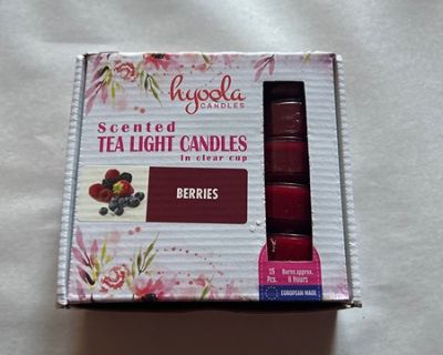 Berry Scented Tea Lights and Wine Opener