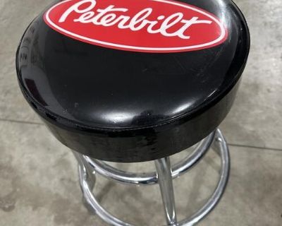 Peterbilt peterbuilt semi tractor repair shop stool barstool Kenworth freightliner