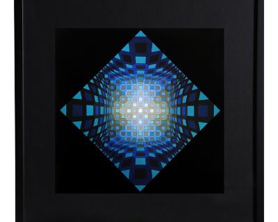 Victor Vasarely, Okta Stri, Offset Lithograph