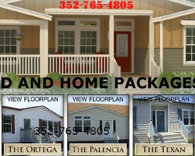 OWN A NEW HOME AND LAND MODULAR HOMES OR MOBILE HOMES NEW ALL SIZES ALL FLORIDA