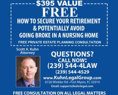Secure quality healthcare without depleting savings or burdening your family. Medicaid planning maximizes eligibility, preserves assets. Our expert team provides comprehensive support, guiding you through complex Medicaid rules. Plan now for your long-term care needs. Schedule a consultation today for a secure financial future." A+ BBB Rating.

 

Scott A Kuhn - Attorney Kuhn Law Firm A+ BBB RA...