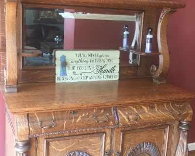 Antique hutch