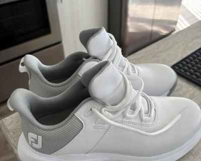 Women Footjoy White Golf Shoes. Size 8. Brand new out of the box, never been worn