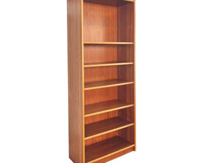 Danish Extra Tall Teak Bookcase or Display Shelf With Adjustable Shelves in the Style of Poul Hundevad