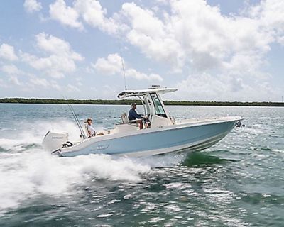 Please call 631.728.82002026 Boston Whaler 280 DauntlessThe flagship of our bay boat family, the 280 Dauntless is a multifunctional center console that is versatile enough to venture offshore for big game. True to its name, this 28-foot bay boat is fearless and ready for any adventure, with a wide range of options and packages available to tailor it to your specific angling needs whether that s...