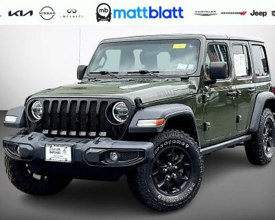 Used 2021 Jeep Wrangler Willys